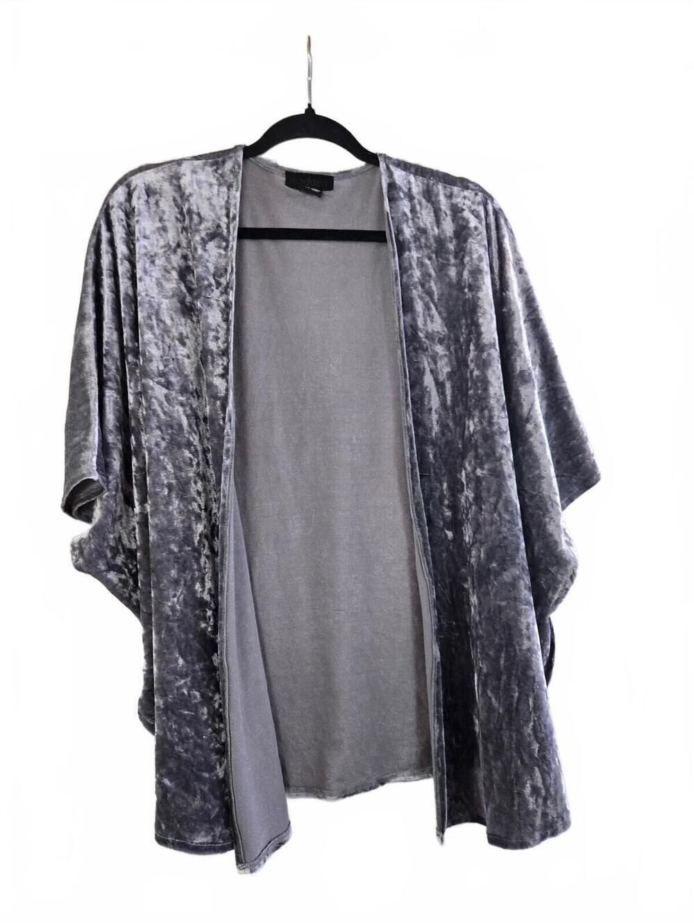 Madden Velvet Open Front Poncho Cape